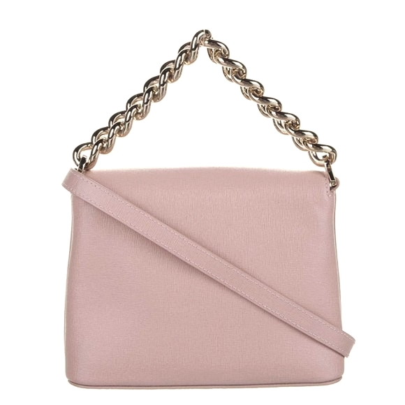 FURLA Saffiano Leather Chunky Chain Crossbody Bag - Picture 5 of 8